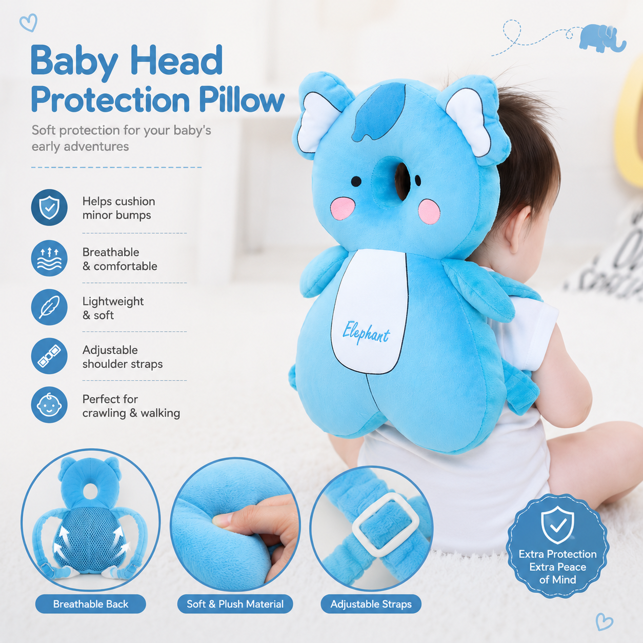 Baby Head Protection Pillow