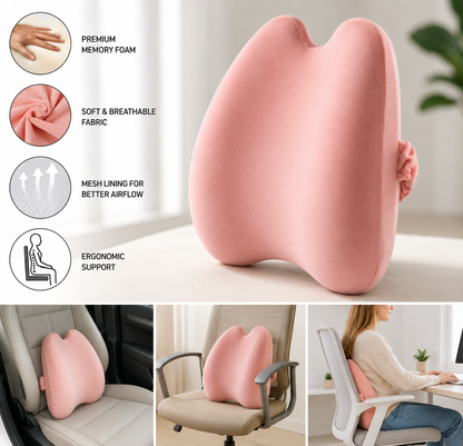 ComfortRest™ Ergonomic Seat & Lumbar Support Set