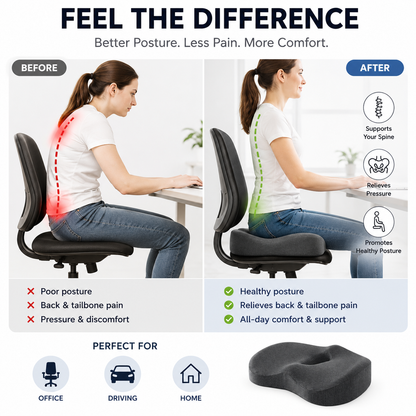 ComfortRest™ Ergonomic Seat & Lumbar Support Set